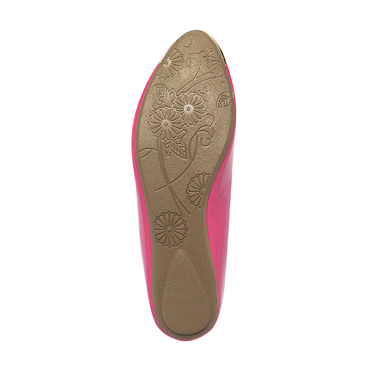 BALERINA CASUAL DAMA 621503 CHAROL ROSA CAPA DE OZONO