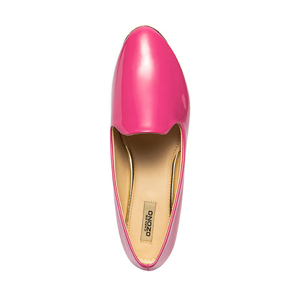 BALERINA CASUAL DAMA 621503 CHAROL ROSA CAPA DE OZONO