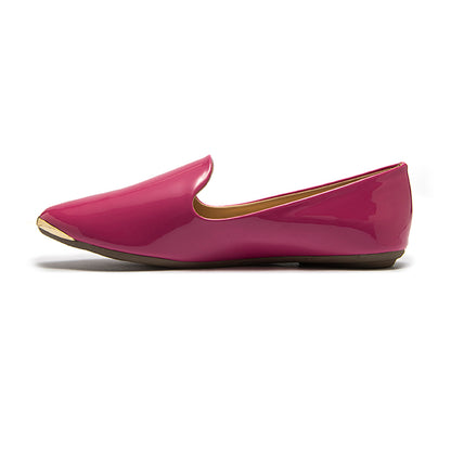 BALERINA CASUAL DAMA 621503 CHAROL ROSA CAPA DE OZONO