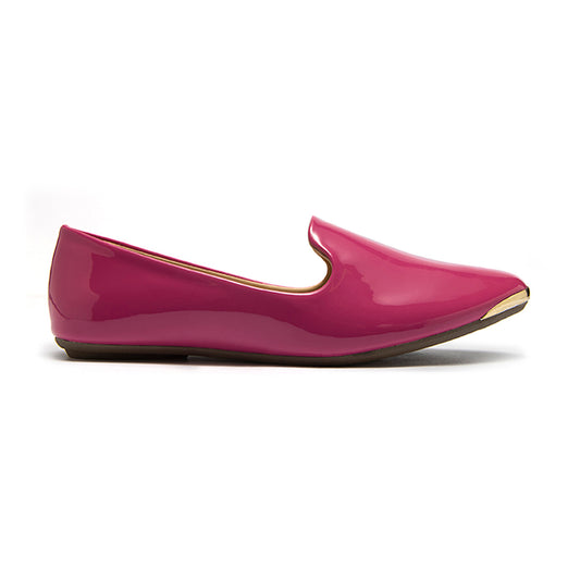 BALERINA CASUAL DAMA 621503 CHAROL ROSA CAPA DE OZONO
