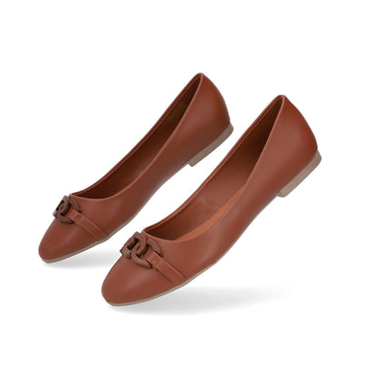 BALERINA CASUAL DAMA 621510 CHOCOLATE CAPA DE OZONO