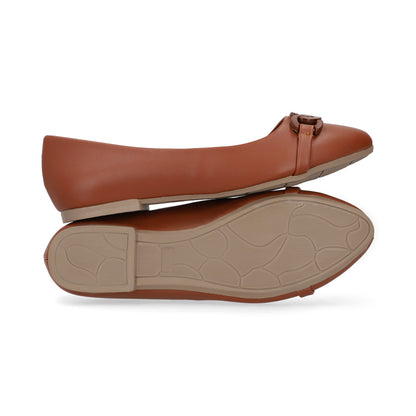 BALERINA CASUAL DAMA 621510 CHOCOLATE CAPA DE OZONO