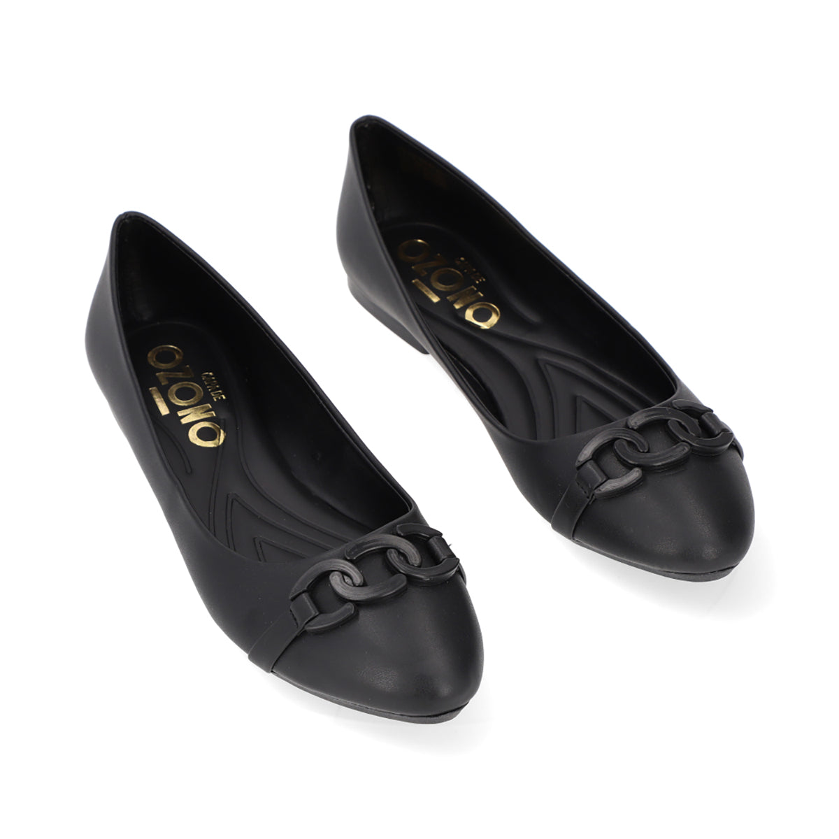 BALERINA CASUAL DAMA 621510 NEGRO CAPA DE OZONO