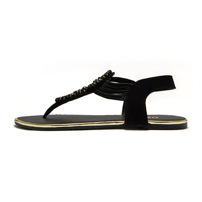 SANDALIA CASUAL DAMA 621601 NEGRO CAPA DE OZONO