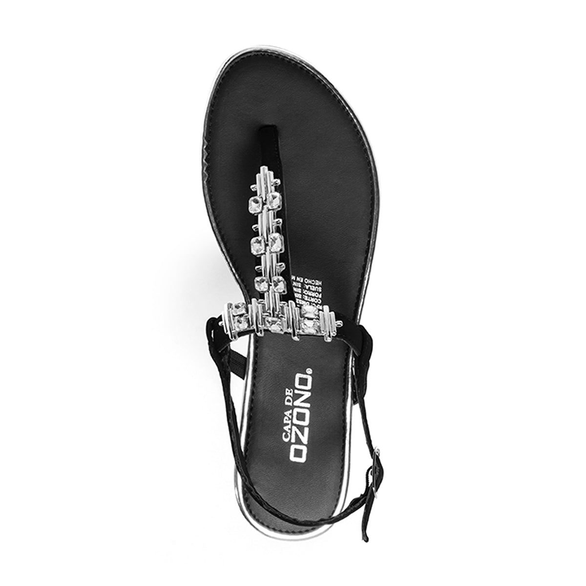 SANDALIA CASUAL DAMA 621603 NEGRO CAPA DE OZONO