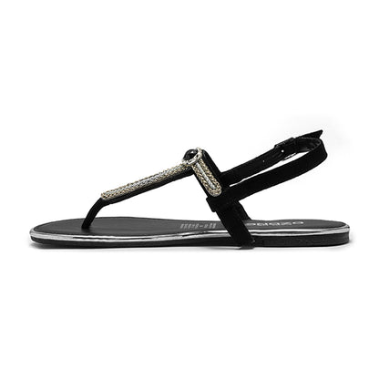 SANDALIA CASUAL DAMA 621604 NEGRO CAPA DE OZONO