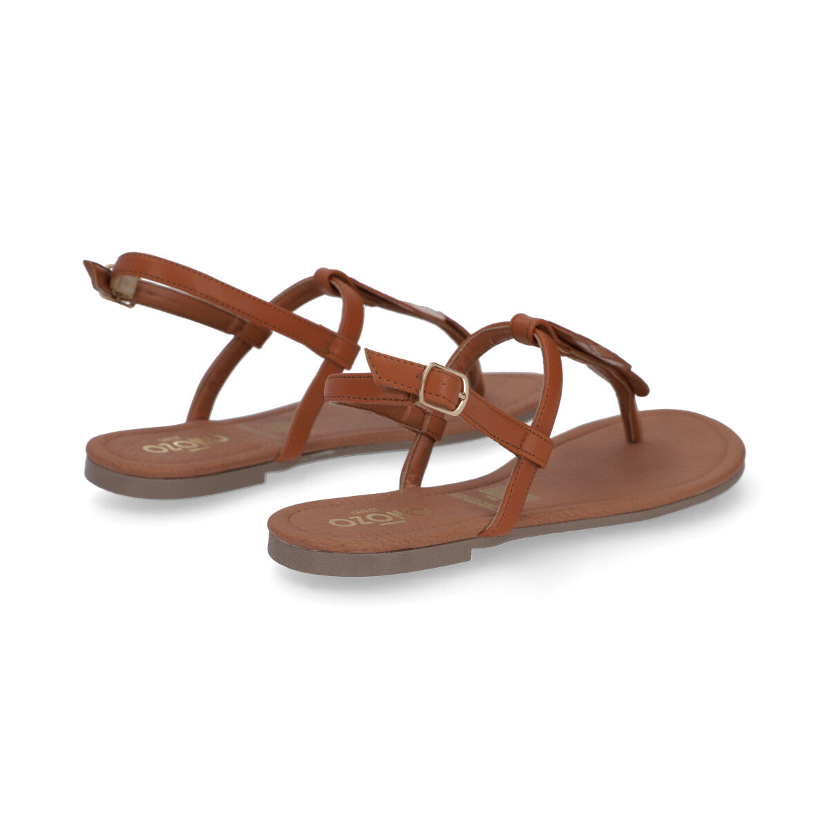 SANDALIA CASUAL DAMA 621607 CAMEL CAPA DE OZONO