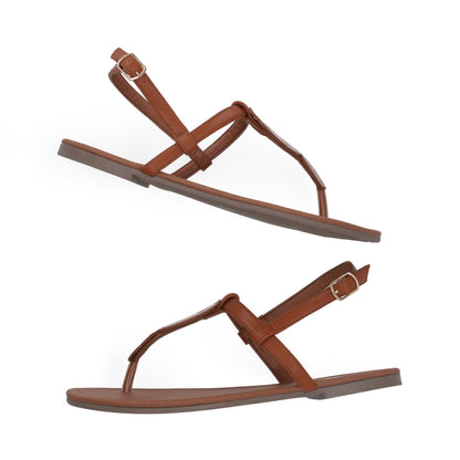 SANDALIA CASUAL DAMA 621607 CAMEL CAPA DE OZONO