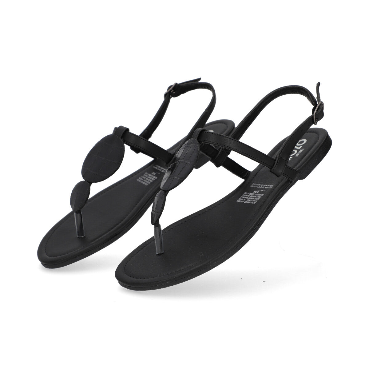 SANDALIA CASUAL DAMA 621607 NEGRO CAPA DE OZONO