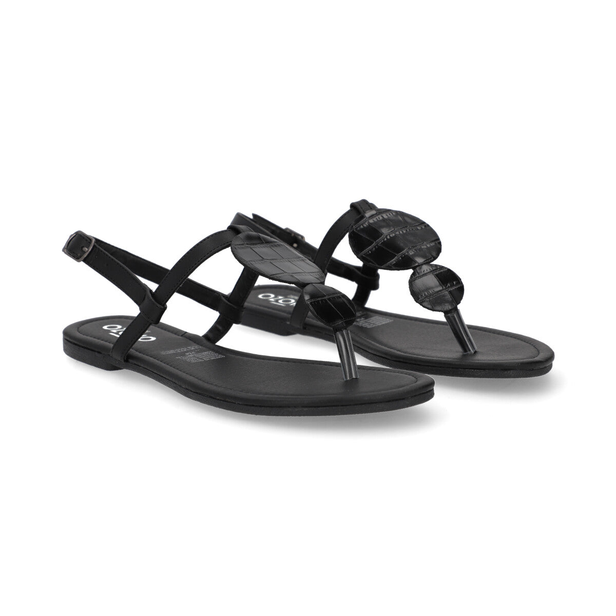 SANDALIA CASUAL DAMA 621607 NEGRO CAPA DE OZONO