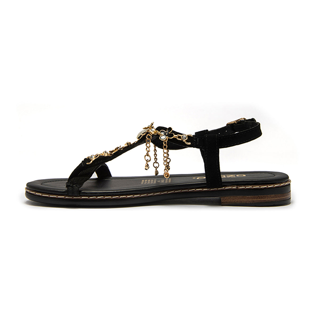 SANDALIA CASUAL DAMA 621801 NEGRO CAPA DE OZONO