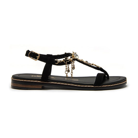 SANDALIA CASUAL DAMA 621801 NEGRO CAPA DE OZONO