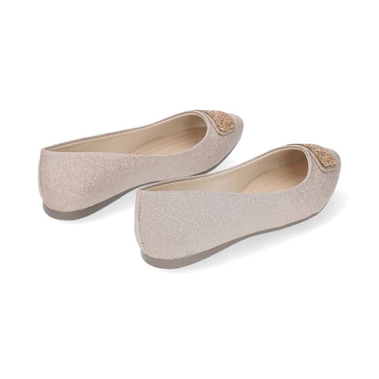 BALERINA CASUAL DAMA 622005 ORO CAPA DE OZONO