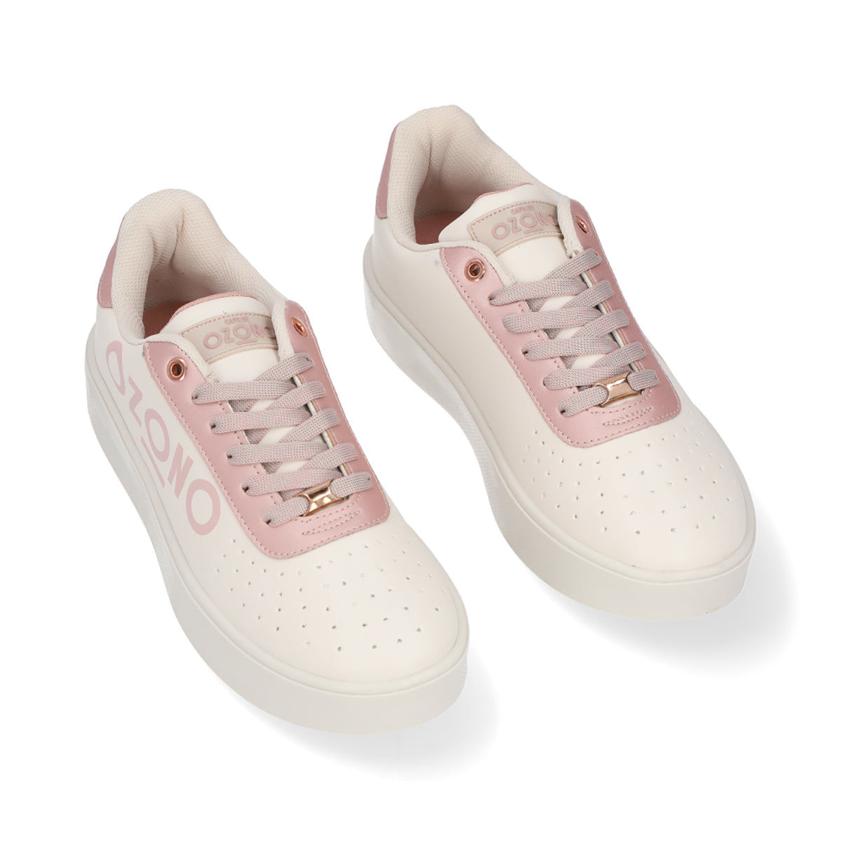 SNEAKER SPORT DAMA 622203 LATTE CAPA DE OZONO