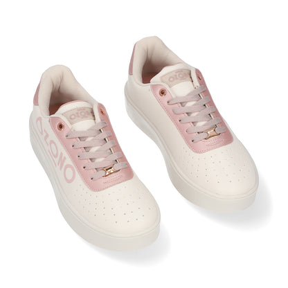 SNEAKER SPORT DAMA 622203 LATTE CAPA DE OZONO