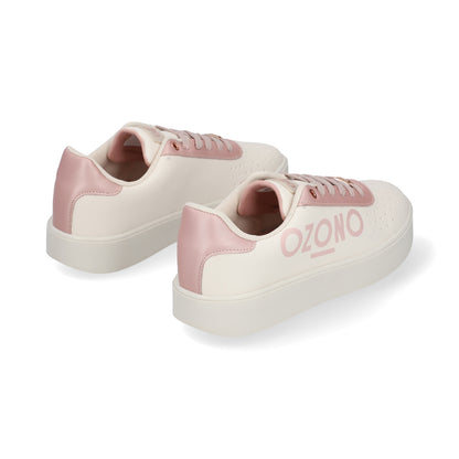 SNEAKER SPORT DAMA 622203 LATTE CAPA DE OZONO