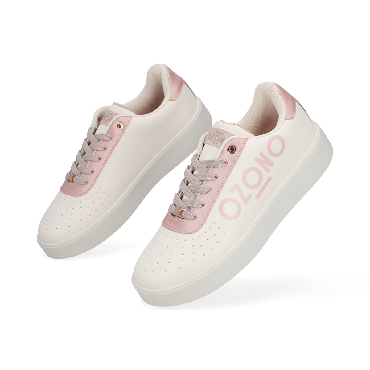 SNEAKER SPORT DAMA 622203 LATTE CAPA DE OZONO