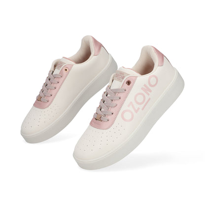 SNEAKER SPORT DAMA 622203 LATTE CAPA DE OZONO