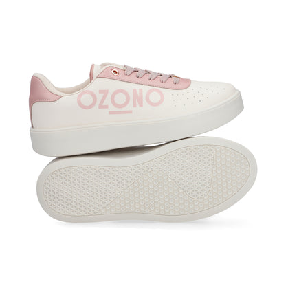 SNEAKER SPORT DAMA 622203 LATTE CAPA DE OZONO