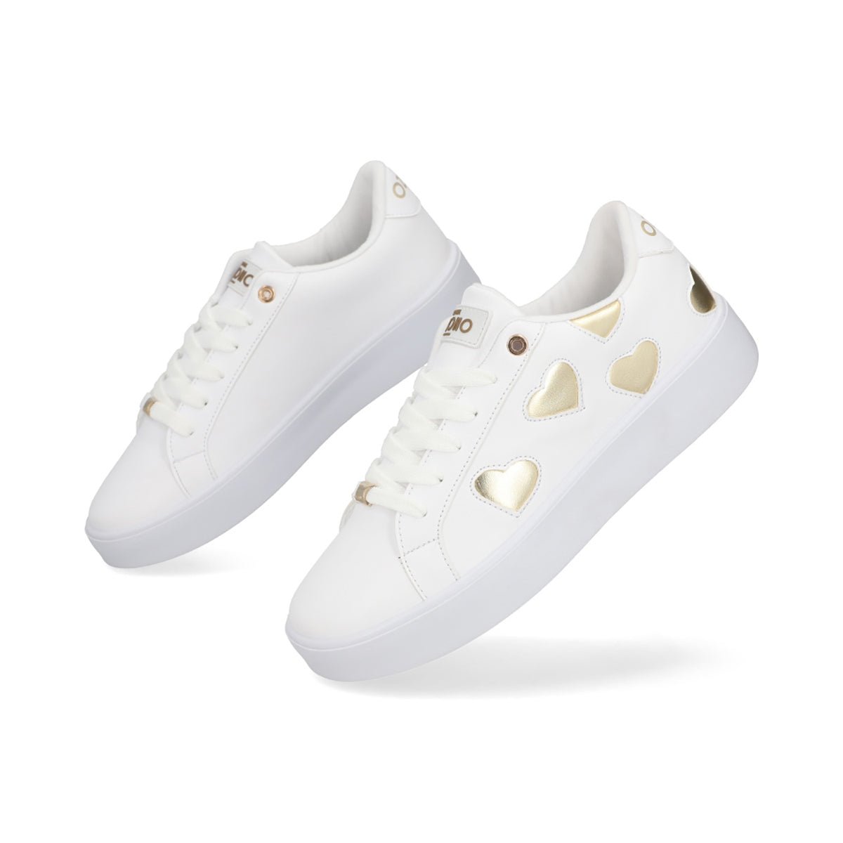 SNEAKER SPORT DAMA 622207 BLANCO/ORO CAPA DE OZONO