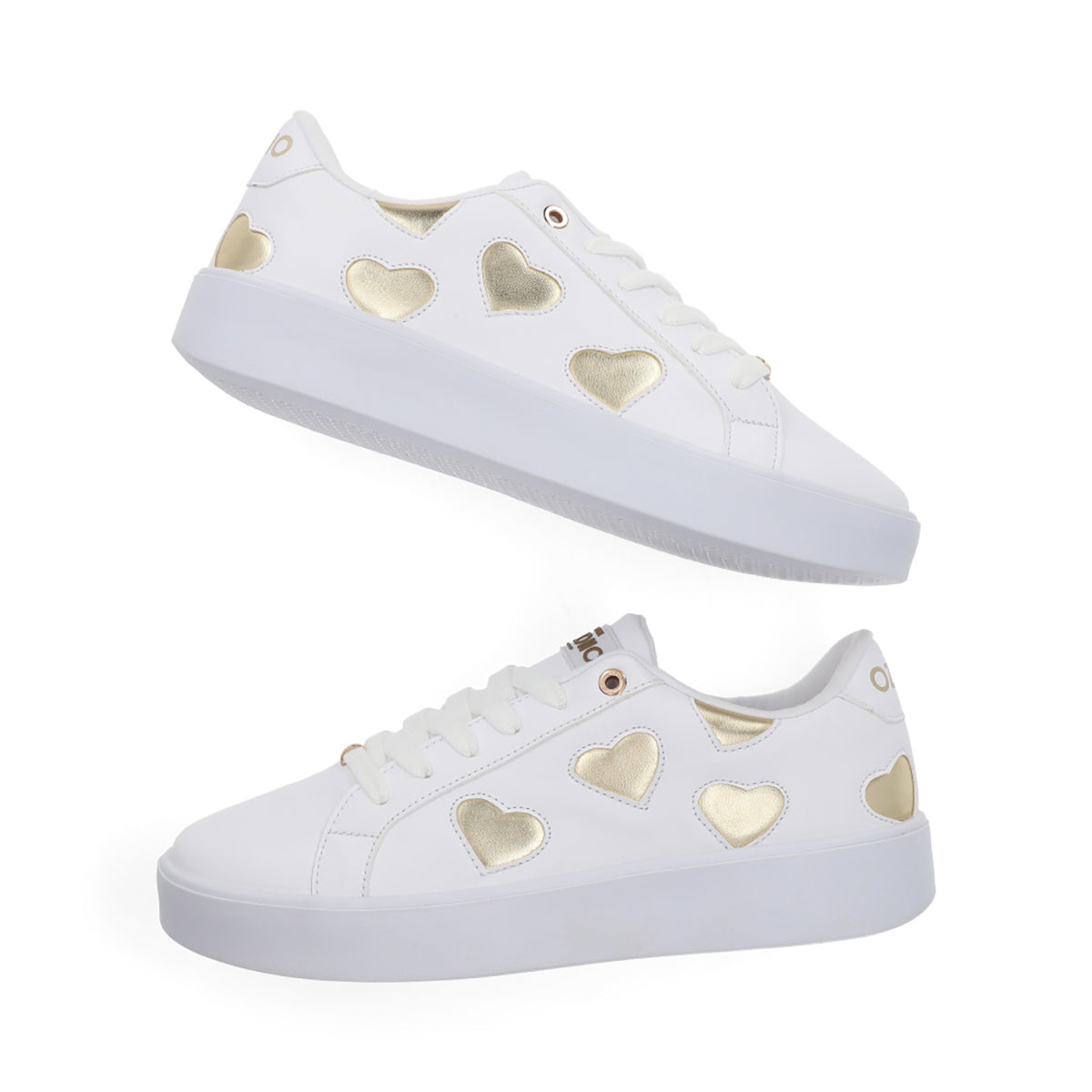 SNEAKER SPORT DAMA 622207 BLANCO/ORO CAPA DE OZONO