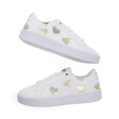 SNEAKER SPORT DAMA 622207 BLANCO/ORO CAPA DE OZONO