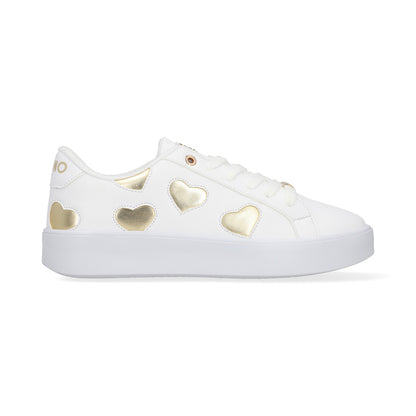 SNEAKER SPORT DAMA 622207 BLANCO/ORO CAPA DE OZONO