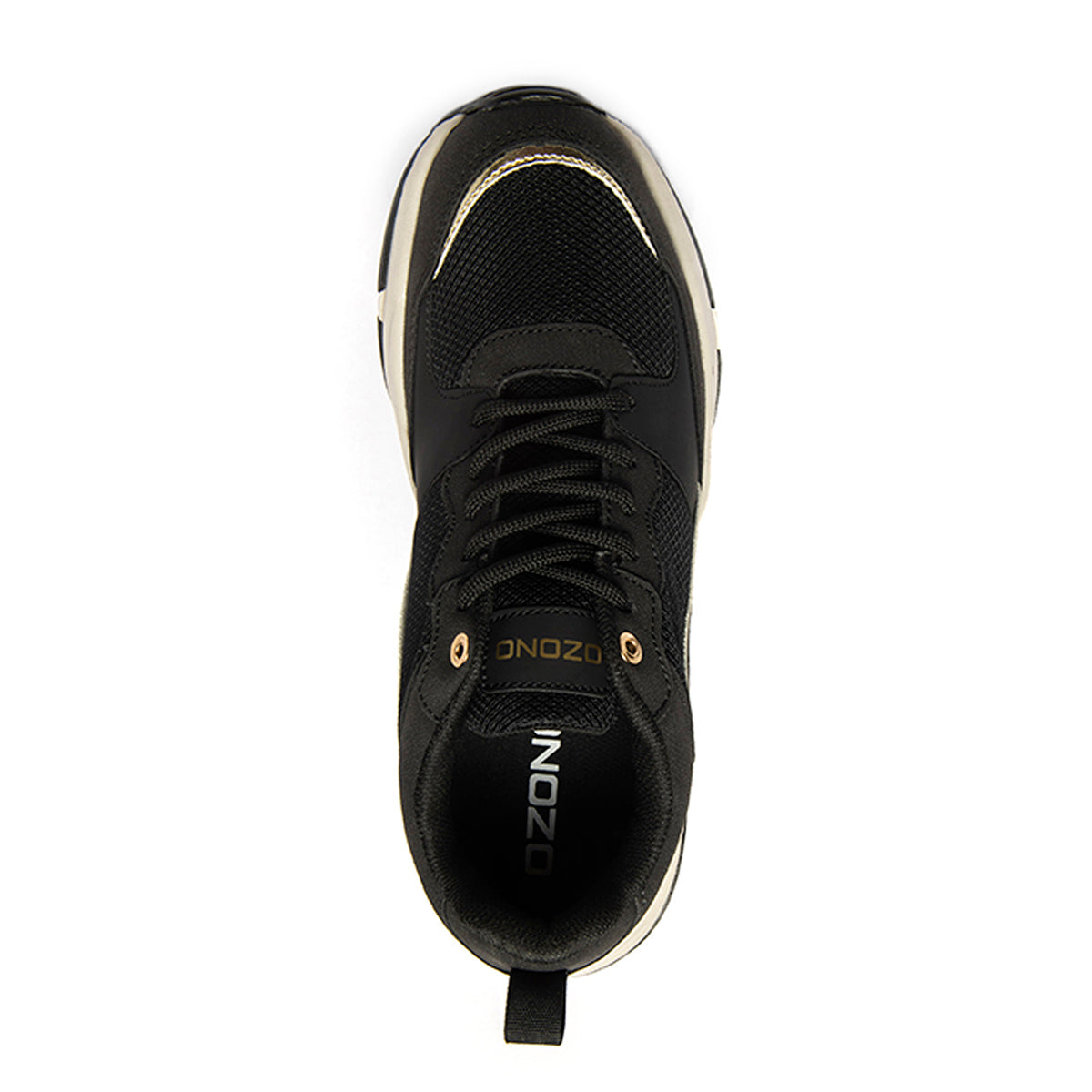 TENIS SPORT DAMA 622601 NEGRO-ORO CAPA DE OZONO
