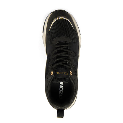 TENIS SPORT DAMA 622601 NEGRO-ORO CAPA DE OZONO