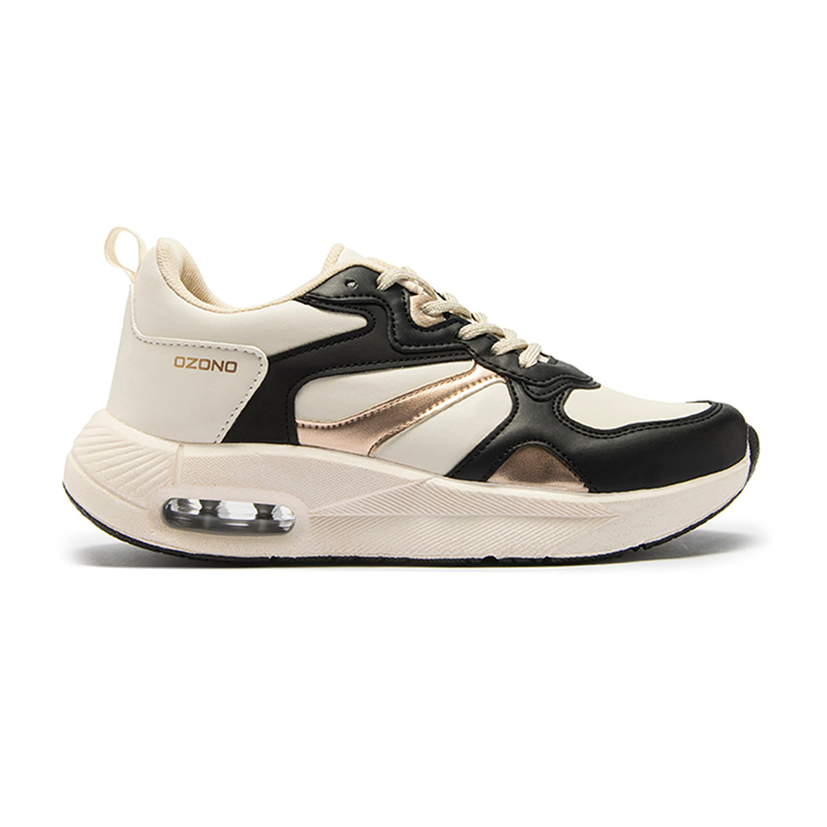 TENIS SPORT DAMA 622701 NEGRO-LATE CAPA DE OZONO