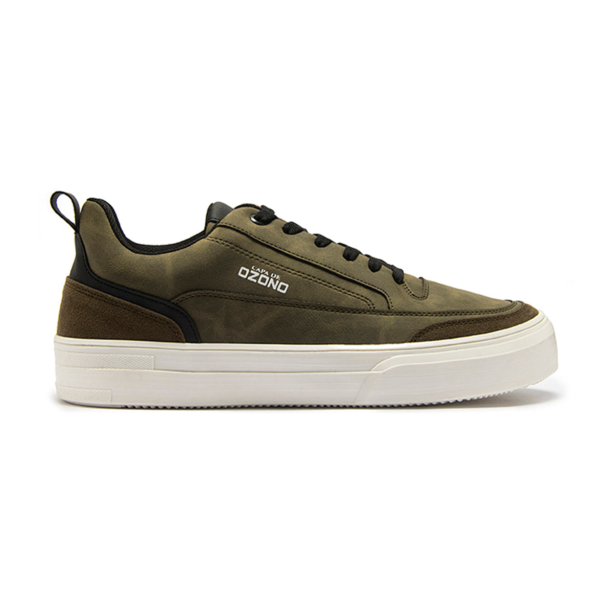 TENIS SPORT CABALLERO 624101 VERDE MILITAR CAPA DE OZONO