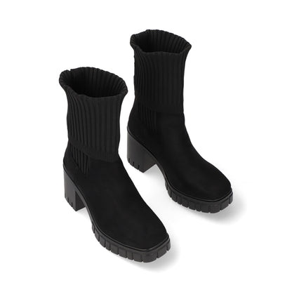 BOTA SEMIVESTIR DAMA 624504 NEGRO CAPA DE OZONO