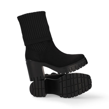 BOTA SEMIVESTIR DAMA 624504 NEGRO CAPA DE OZONO