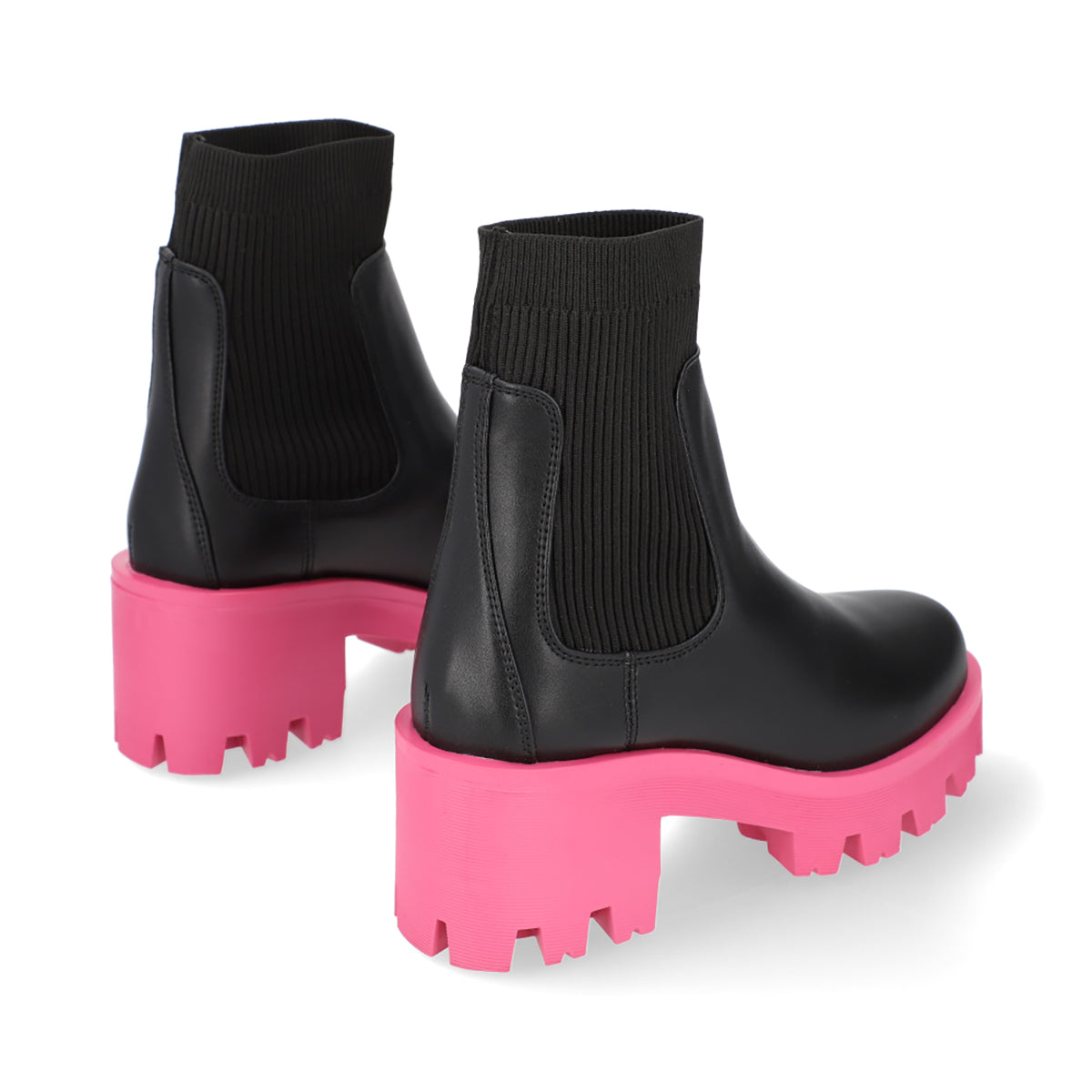BOTA CASUAL DAMA 624704 NEGRO/ROSA CAPA DE OZONO