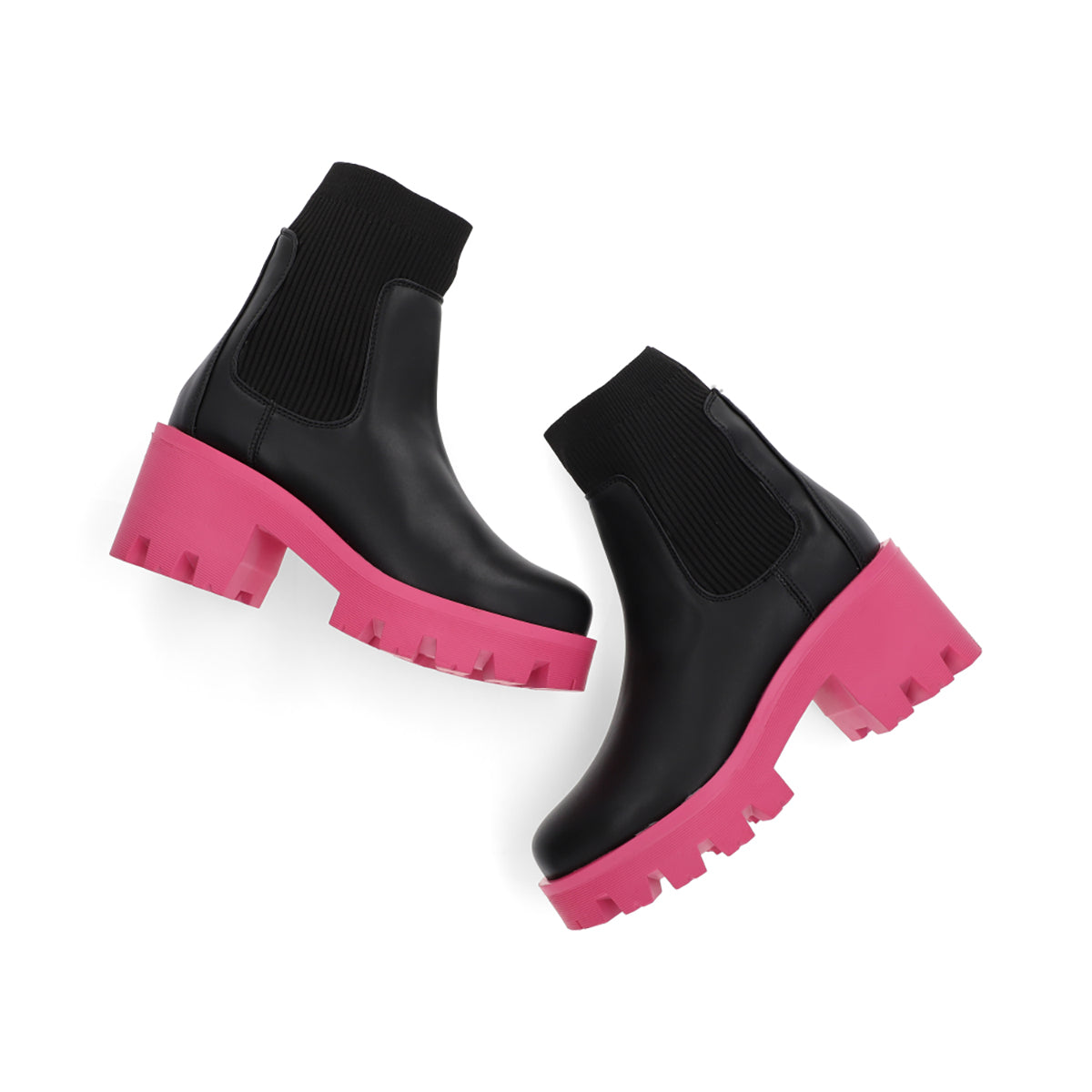 BOTA CASUAL DAMA 624704 NEGRO/ROSA CAPA DE OZONO