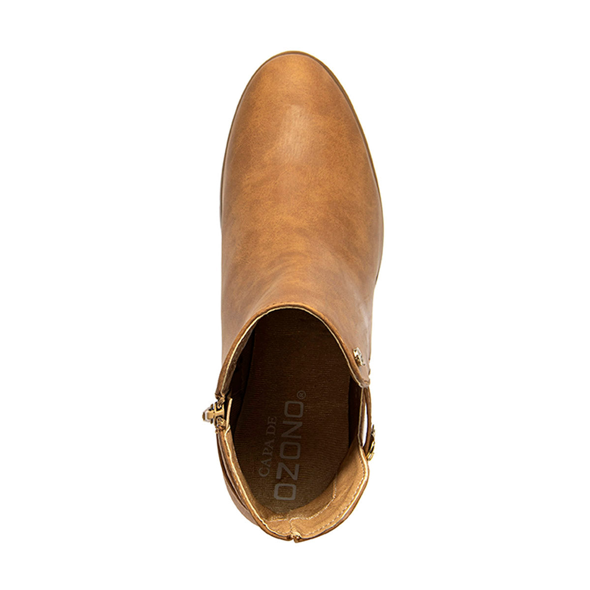 BOTÍN CASUAL DAMA 625003 COGÑAC CAPA DE OZONO