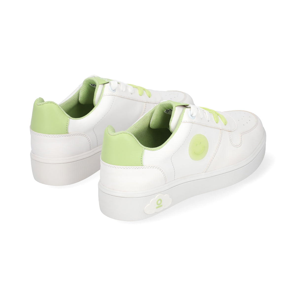 SNEAKER SPORT DAMA 625202 BLANCO/VERDE CAPA DE OZONO