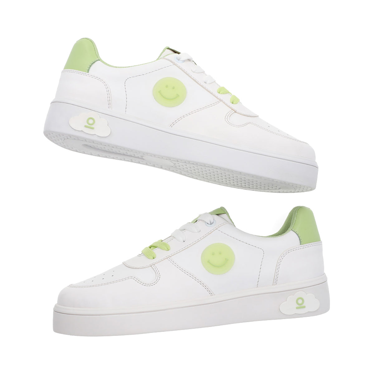 SNEAKER SPORT DAMA 625202 BLANCO/VERDE CAPA DE OZONO