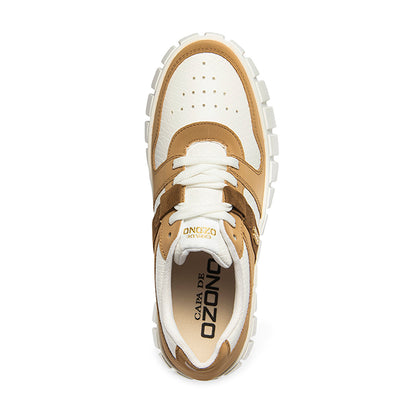 SNEAKER SPORT DAMA 625401 AVELLANA CAPA DE OZONO