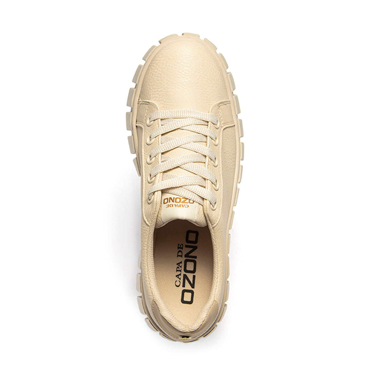 SNEAKER SPORT DAMA 625403 LATTE CAPA DE OZONO