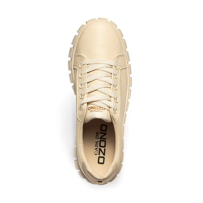 SNEAKER SPORT DAMA 625403 LATTE CAPA DE OZONO
