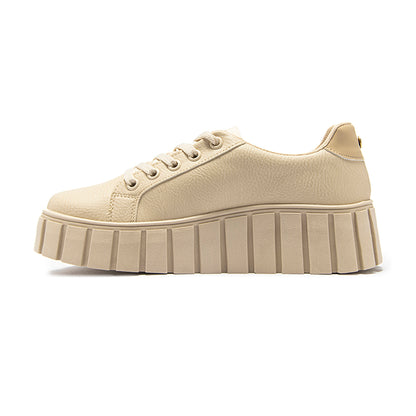 SNEAKER SPORT DAMA 625403 LATTE CAPA DE OZONO
