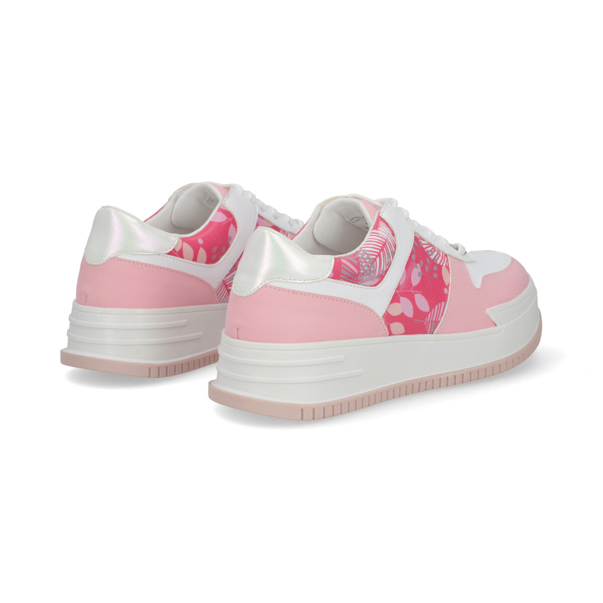 SNEAKER SPORT DAMA 625504 BLANCO/ROSA CAPA DE OZONO