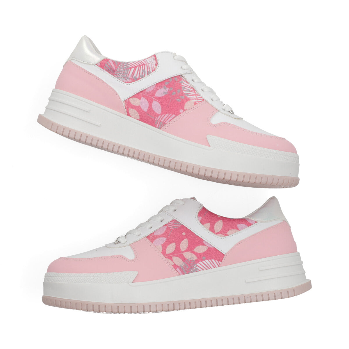 SNEAKER SPORT DAMA 625504 BLANCO/ROSA CAPA DE OZONO
