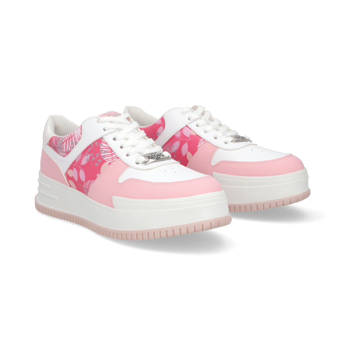 SNEAKER SPORT DAMA 625504 BLANCO/ROSA CAPA DE OZONO