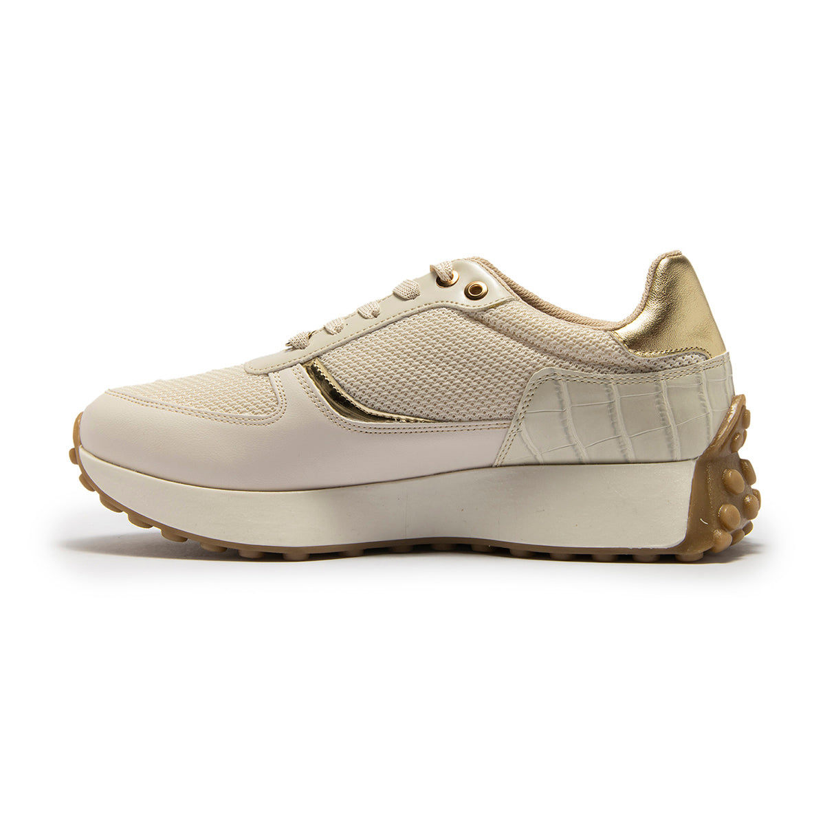 TENIS SPORT DAMA 625601 LATTE CAPA DE OZONO