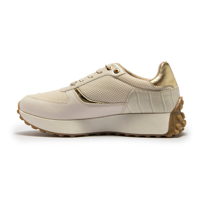 TENIS SPORT DAMA 625601 LATTE CAPA DE OZONO