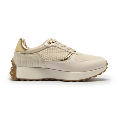 TENIS SPORT DAMA 625601 LATTE CAPA DE OZONO