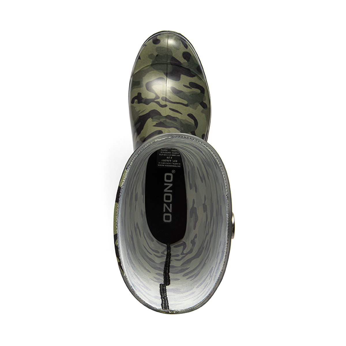 BOTA CASUAL DAMA 626201 CAMUFLAJE VERDE CAPA DE OZONO