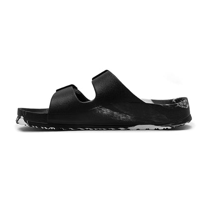 SANDALIA CASUAL CABALLERO 626501 MARMOLEADO NEGRO CAPA DE OZONO